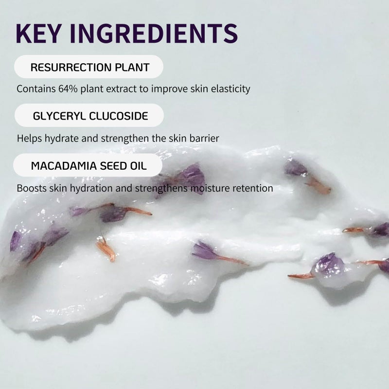 BONAJOUR] Vegan Resurrection Plant Aquaporin Water Sleeping Mask Natural Night Cream - Vegan Cosmetics, Renewal & moisturizing & nutrition Face Mask 2.8Fl.oz - Image 3